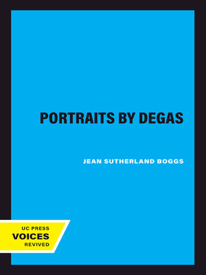 cover image of Portraits by Degas